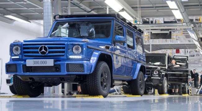З конвеєра заводу зійшов 300-тисячний позашляховик Mercedes-Benz G-Class