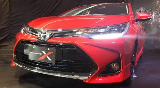 Toyota на Тайвані представила новий спортивний седан Corolla Altis X