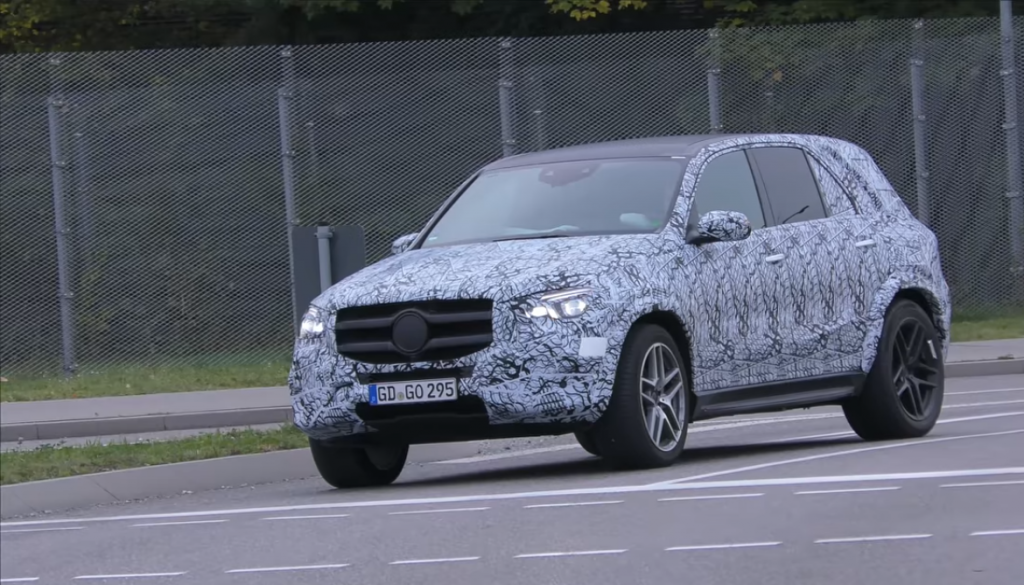 Новий Mercedes-Benz GLE помітили на дорогах загального користування