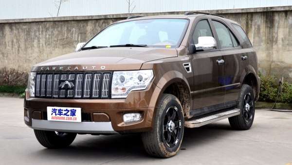 Новий кросовер Kawei Louis спереду виявився клоном Ford F-150 Raptor