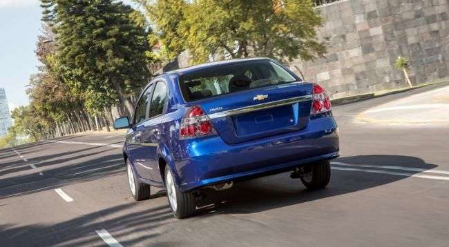 Chevrolet Aveo отримав невелике оновлення