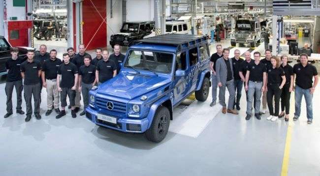 З конвеєра заводу зійшов 300-тисячний позашляховик Mercedes-Benz G-Class