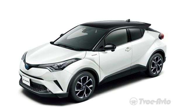 Новий Toyota C-HR став доступний в двокольорового забарвленням