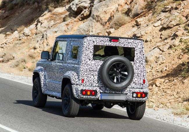 Suzuki Jimny нової генерації помічений на тестових випробуваннях