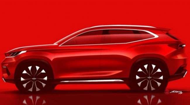 Chery показала новий кросовер на перших скетчах