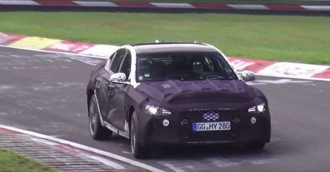 Новий преміальний седан Genesis G70 помітили на тестах