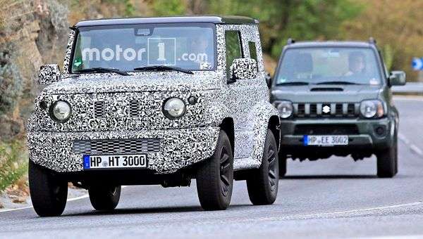 Новий Suzuki Jimny 2018 з попередником помічений на тестах