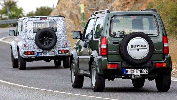 Новий Suzuki Jimny 2018 з попередником помічений на тестах