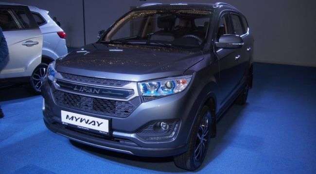 У Росії почалися продажі нового 7-місцевого кросовера Lifan Myway