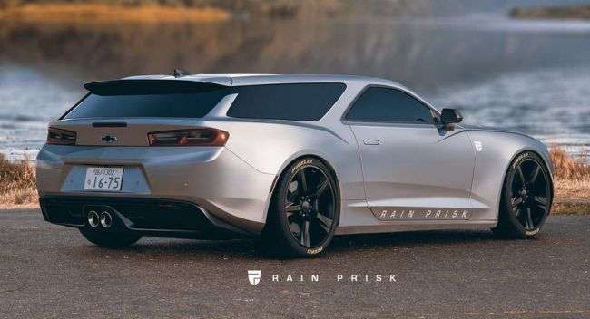 Дизайнер на рендері показав Chevrolet Camaro в кузові Shooting Brake