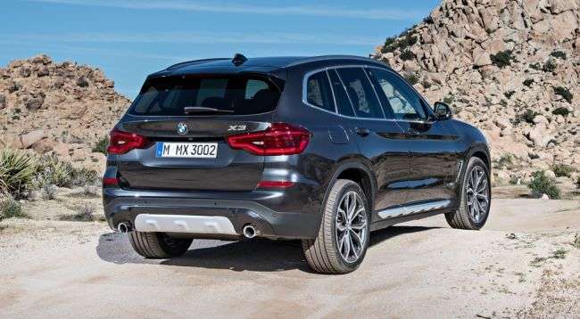 Названі ціни на нове покоління кросовера BMW X3 2018