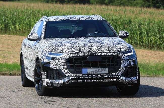 Audi вивела на дорожні тести новий гібридний кросовер Audi SQ8