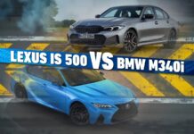 Lexus IS 500 vs. BMW M340i: A Modern Luxury Sports Sedan Showdown