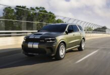 De prachtige absurditeit van de Dodge Durango SRT Hellcat uit 2026