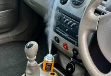 Шість балонів для прибирання запахів в автомобілі