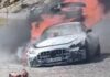 Прототип Mercedes-AMG GT спалахнув в Іспанії