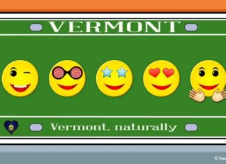 Vermont overweegt om in 2020 emoji aan kentekenplaten toe te voegen